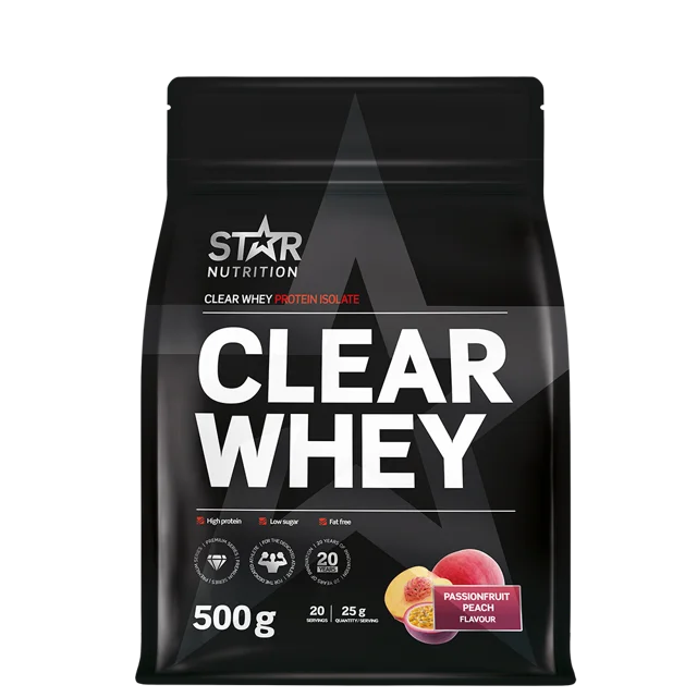 Star Nutrition Clear Whey Passionfruit Peach 500 g