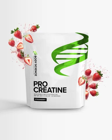 Body Science Pro Creatine Triple pH Strawberry 345 g
