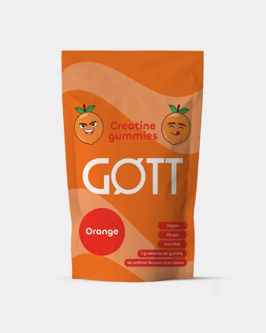 GØTT Creatine Gummies Appelsin Pektin 600 g