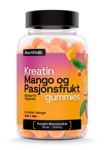 Northlab Kreatingummies Mango og pasjonsfrukt 90 stk