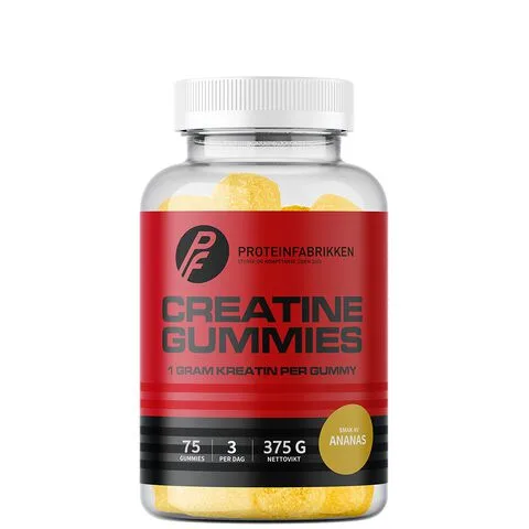 Proteinfabrikken Creatine Gummies Pineapple 75 stk