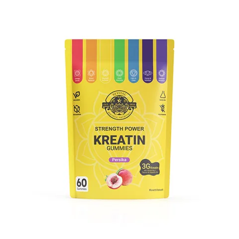 Sevital Strength Power Kreatin Gummies Peach 60 stk