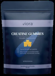 Viora Creatine Gummies Sitron 120 stk