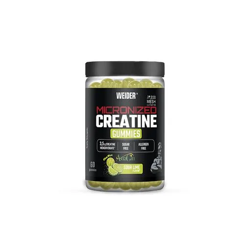 Weider Micronized 200 Mesh Gummies Sour Lime 60 stk