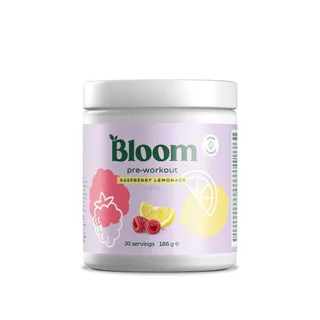 BLOOM NUTRITION Bloom pre-workout raspberry lemonade 186 g – PWO