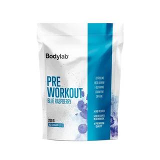Bodylab pre workout blue raspberry 200 g – PWO