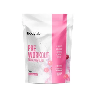 Bodylab pre workout bubblegum 200 g – PWO
