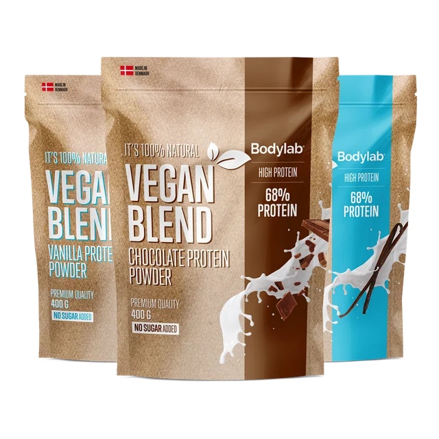 Bodylab Vegansk proteinpulver med 68 % protein