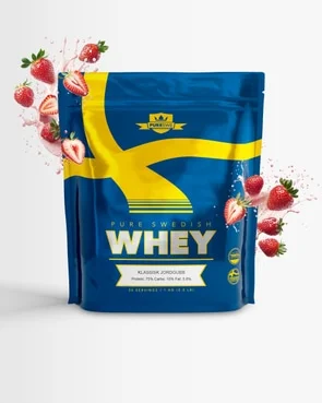 PureSwe Whey Klassisk Jordbær 1000 g