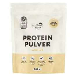 Sunkost AKTIV Proteinpulver Vanilje 500 g