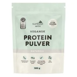 Sunkost AKTIV Vegansk Proteinpulver Naturell 500 g