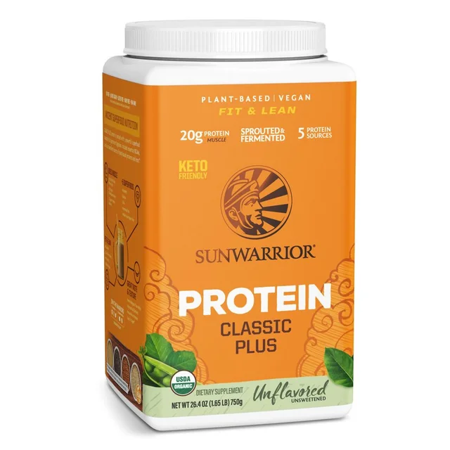 Sunwarrior classic plus naturell proteinpulver 750 g
